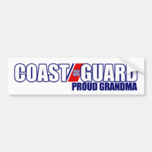 Proud Coast Guard Grandma Bumper Stickers