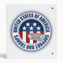 Proud Coast Guard Grandma binders