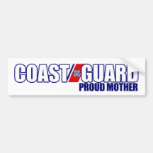Proud Coast Guard Mother Bumper Stickers