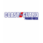 Proud Coast Guard Niece Tshirts