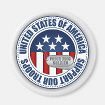 Proud Coast Guard Soldier magnets