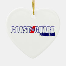 Proud Coast Guard Son Ornaments