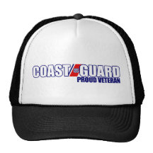 Proud Coast Guard Veteran Mesh Hat