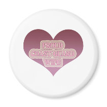 Proud Coast Guard Wife magnets by lifeisahighway Proud Coast Guard Wife magnets