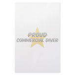 Proud Commercial Diver Stationery Paper