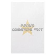 Proud Commercial Pilot Custom Stationery