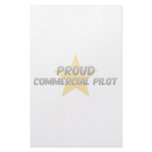 Proud Commercial Pilot Custom Stationery