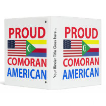 Proud Comoran American 3 Ring Binder