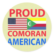 Proud Comoran American Sticker