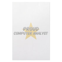 Proud Computer Analyst Customized Stationery
