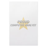 Proud Computer Analyst Customized Stationery