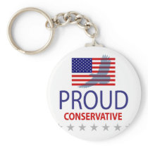 Proud Conservative Key Chains