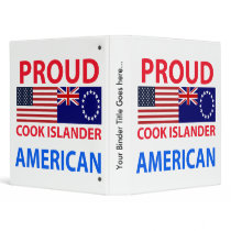 Proud Cook Islander American Vinyl Binders