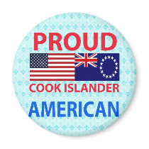 Proud Cook Islander American Refrigerator Magnet