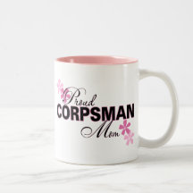Proud Corpsman Mom Mug