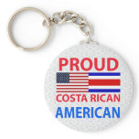 Proud Costa Rican American Key Chains