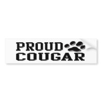 Proud Cougar bumper stickers by BrattiGrl Proud Cougar bumper stickers