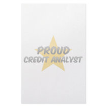 Proud Credit Analyst Stationery Design