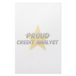 Proud Credit Analyst Stationery Design