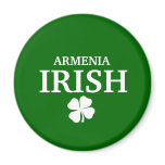 Proud Custom Armenia Irish City T-Shirt magnets