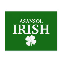Proud Custom Asansol Irish City T-Shirt postcards by funnycustomtshirts Proud Custom Asansol Irish City T-Shirt postcards