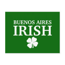 Proud Custom Buenos Aires Irish City T-Shirt postcards by funnycustomtshirts Proud Custom Buenos Aires Irish City T-Shirt postcards