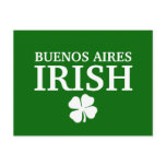 Proud Custom Buenos Aires Irish City T-Shirt Post Cards