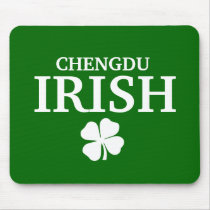 Proud Custom Chengdu Irish City T-Shirt mousepads