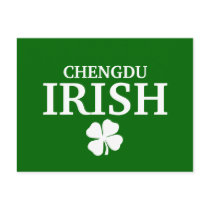 Proud Custom Chengdu Irish City T-Shirt postcards