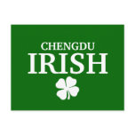 Proud Custom Chengdu Irish City T-Shirt Post Cards