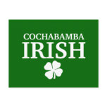 Proud Custom Cochabamba Irish City T-Shirt Post Card