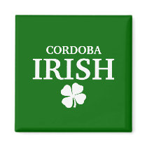 Proud Custom Cordoba Irish City T-Shirt magnets by funnycustomtshirts Proud Custom Cordoba Irish City T-Shirt magnets