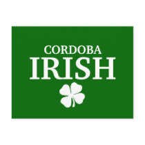 Proud Custom Cordoba Irish City T-Shirt postcards by funnycustomtshirts Proud Custom Cordoba Irish City T-Shirt postcards