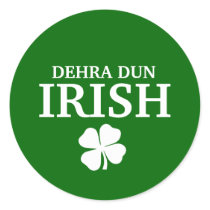 Proud Custom Dehra Dun Irish City T-Shirt stickers