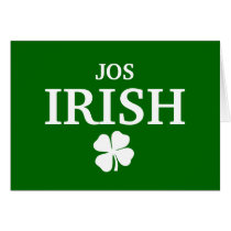 Proud Custom Jos Irish City T-Shirt Cards