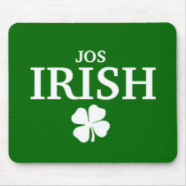 Proud Custom Jos Irish City T-Shirt mousepads