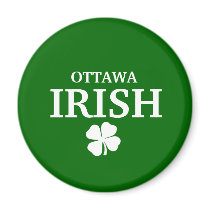 Proud Custom Ottawa Irish City T-Shirt Fridge Magnet