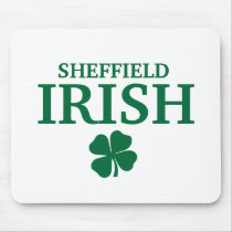 Proud Custom Sheffield Irish City T-Shirt mousepads by funnycustomtshirts Proud Custom Sheffield Irish City T-Shirt mousepads