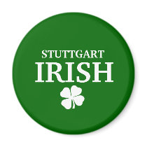 Proud Custom Stuttgart Irish City T-Shirt magnets