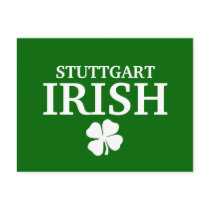 Proud Custom Stuttgart Irish City T-Shirt postcards