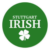Proud Custom Stuttgart Irish City T-Shirt Sticker