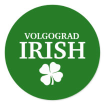 Proud Custom Volgograd Irish City T-Shirt stickers