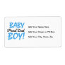 Proud Dad Baby Boy Gifts Custom Shipping Labels