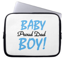 Proud Dad Baby Boy Gifts Laptop Sleeves