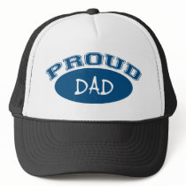 Proud Dad (Blue) Mesh Hats