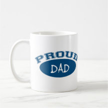 Proud Dad (Blue) Mugs
