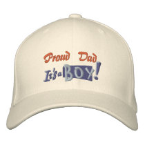 Proud Dad - Boy embroidered hats by Embroidery4U Proud Dad - Boy embroidered hats