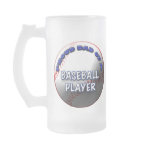 Proud Dad of a Baseball Player frosted mug