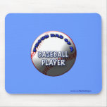 Proud Dad of a Baseball Player mousepad