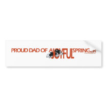 Proud Dad Of A Joyful Springer bumper stickers